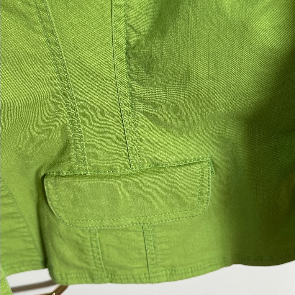 Chico's Light Green Cotton Blend Top size 3 xl 14/16 - Picture 7 of 12